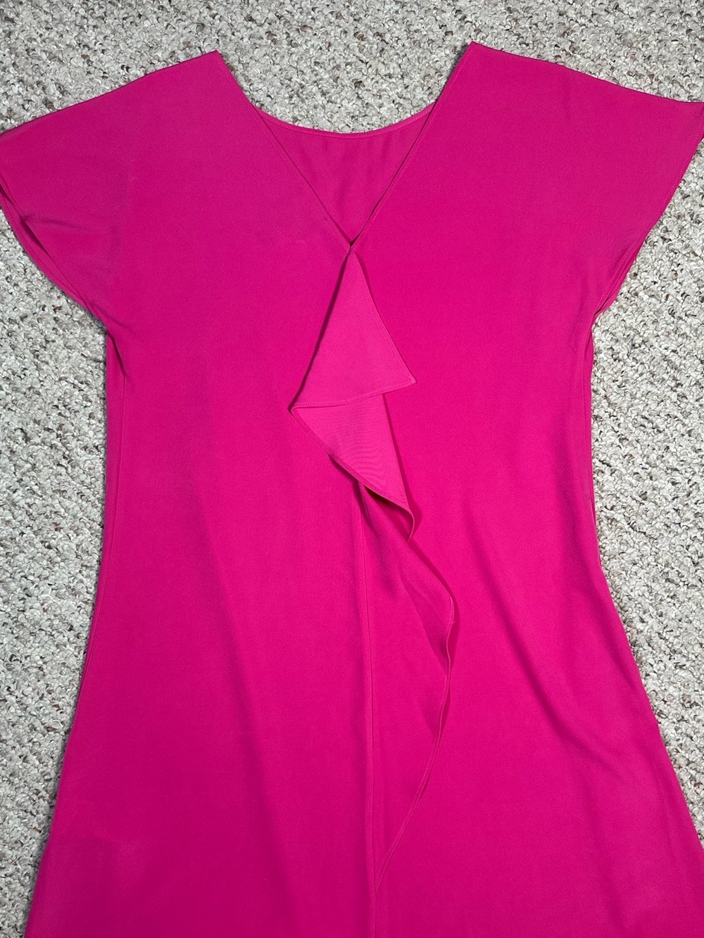 Adrianna Papell Cocktail Dress Fuchsia Size 6 - Picture 4 of 7